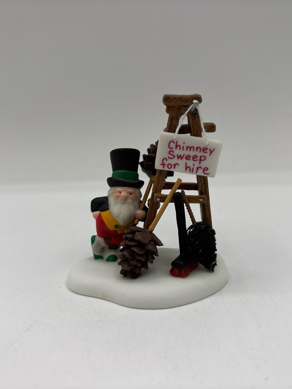Department 56 2002 Vintage HVC North Pole Series Chimney Sweep For Hire 56.56843
